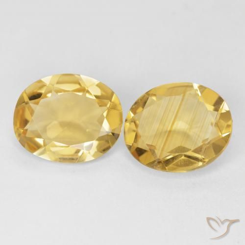 6.99ctw Natural Dorado Citrino, Ovalada, VVS-VS