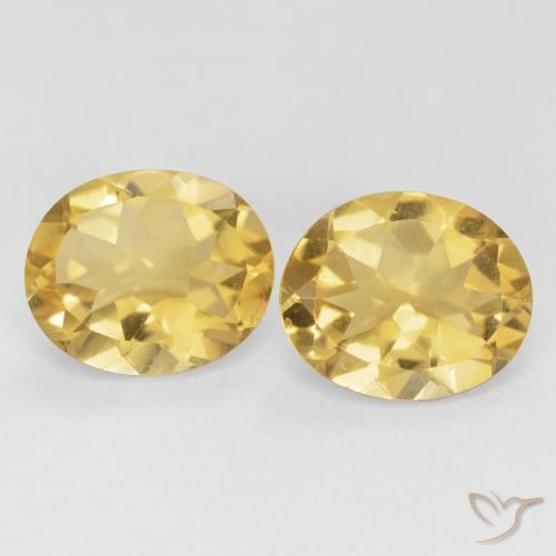 8.11ctw Natural Dorado Citrino, Ovalada, VVS-VS