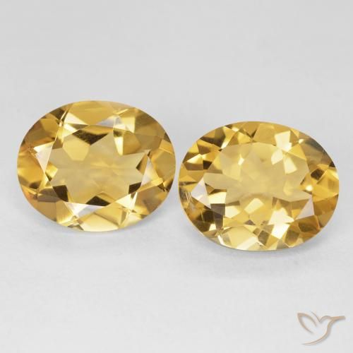 7.89ctw Natural Dorado intenso Citrino, Ovalada, VS