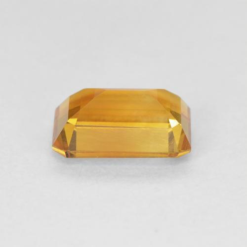 Citrino Dorado naranja intenso natural de 1.11 ct, Corte Octágono / Esmeralda, VVS-VS
