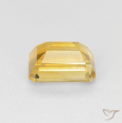 Citrino Dorado natural de 1.49 ct, Corte Octágono / Esmeralda, VVS-VS