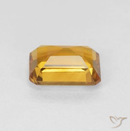 Citrino Medium Light-Golden natural de 1.39 ct, Corte Octágono / Esmeralda, VVS-VS
