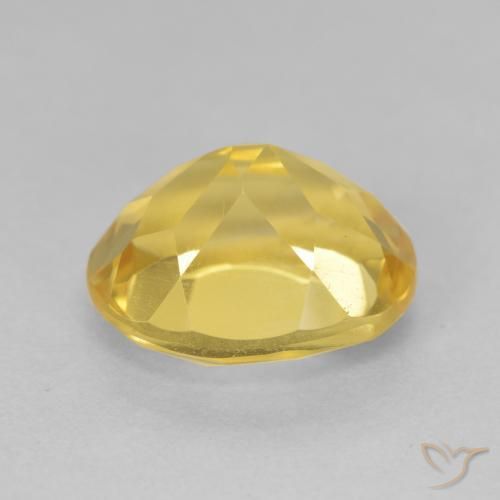 Citrino Naranja dorado natural de 4.57 ct, Ovalada, VVS