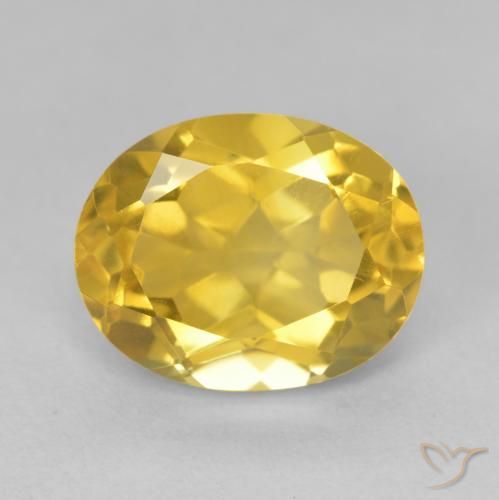 4.51ct Natural Naranja dorado Citrino, Ovalada, VVS