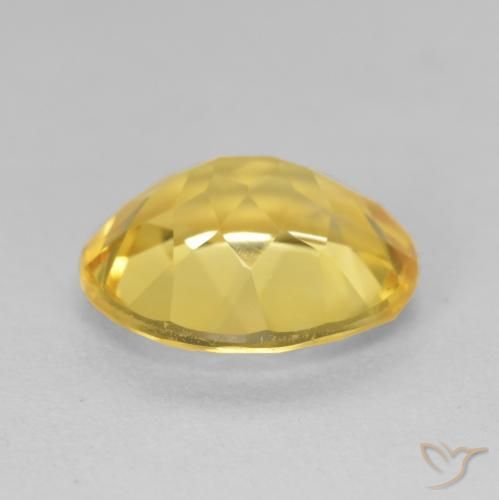 Citrino Naranja dorado natural de 4.11 ct, Ovalada, VVS