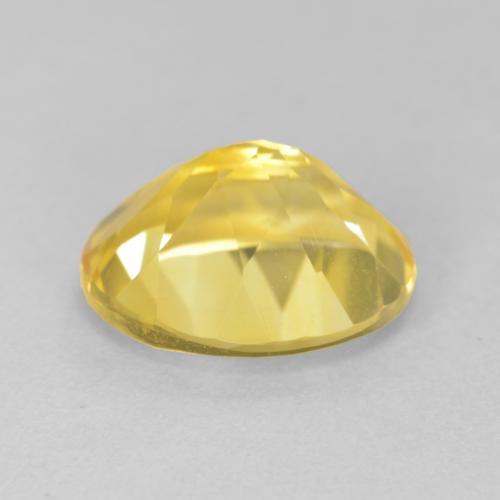 Citrino Dorado medio natural de 4.15 ct, Ovalada, VVS
