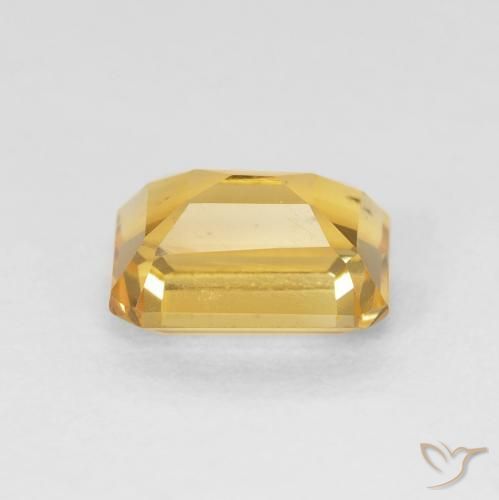 Citrino Dorado natural de 1.56 ct, Corte Octágono / Esmeralda, VVS