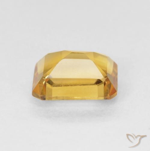 Citrino Dorado natural de 1.57 ct, Corte Octágono / Esmeralda, VS