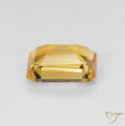 Citrino Dorado natural de 1.42 ct, Corte Octágono / Esmeralda, VS