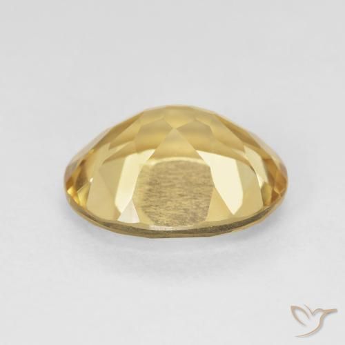Citrino Naranja dorado natural de 4.05 ct, Ovalada, VS