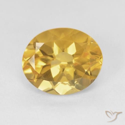 4.70ct Natural Oro Citrino, Ovalada, VVS