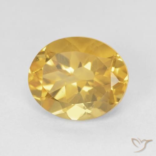 Citrino Oro natural de 4.70 ct, Ovalada, VVS