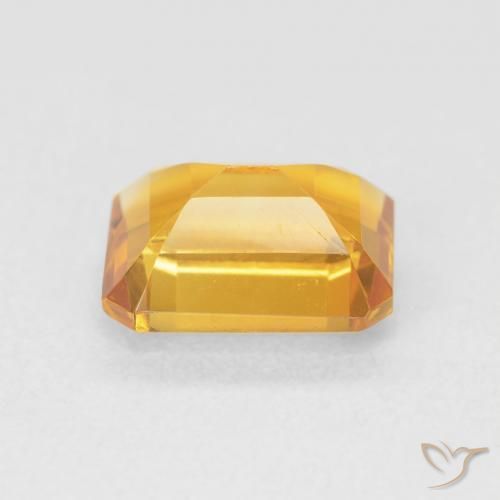 Citrino Medium Light-Golden natural de 1.65 ct, Corte Octágono / Esmeralda, VVS