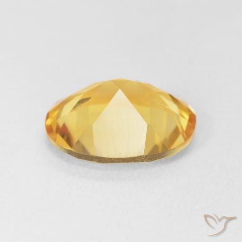 Citrino Amarillo-dorado claro natural de 3.51 ct, Ovalada, VVS