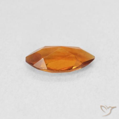 Citrino Marrón naranja natural de 0.46 ct, Marquesa, VS