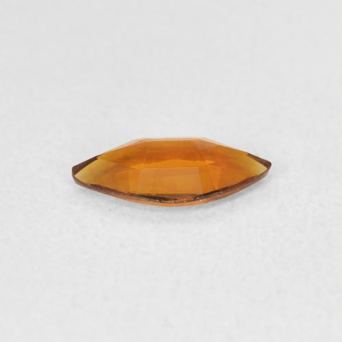 Citrino Naranja oscuro natural de 0.37 ct, Marquesa, VVS