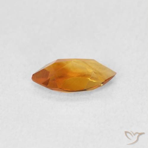 Citrino Oro natural de 0.47 ct, Marquesa, VVS