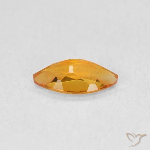 Citrino Oro natural de 0.46 ct, Marquesa, VS