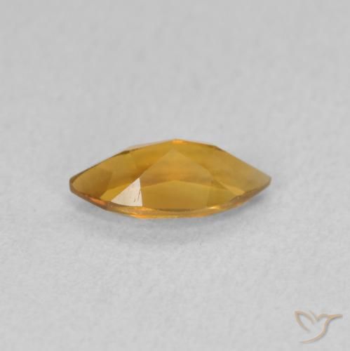 Citrino Naranja dorado natural de 0.48 ct, Marquesa, VVS