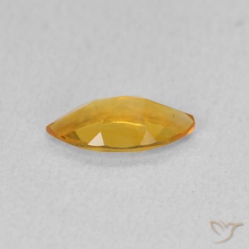 Citrino Naranja dorado natural de 0.45 ct, Marquesa, VVS