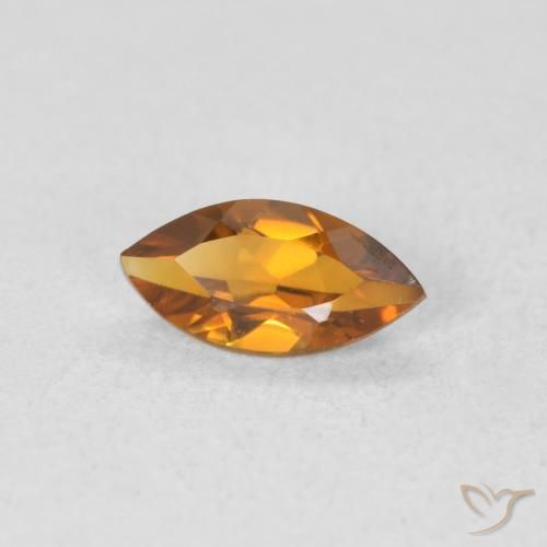 Citrino Medium Light-Golden natural de 0.49 ct, Marquesa, VVS-VS
