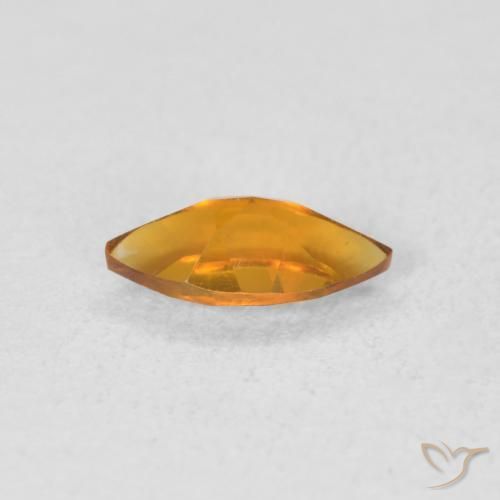 Citrino Medium Light-Golden natural de 0.49 ct, Marquesa, VVS-VS