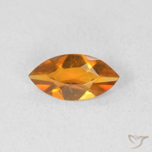 0.49ct Natural Oro Citrino, Marquesa, VVS-VS
