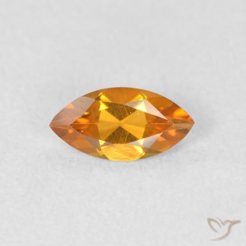 0.48ct Natural Oro Citrino, Marquesa, VVS-VS