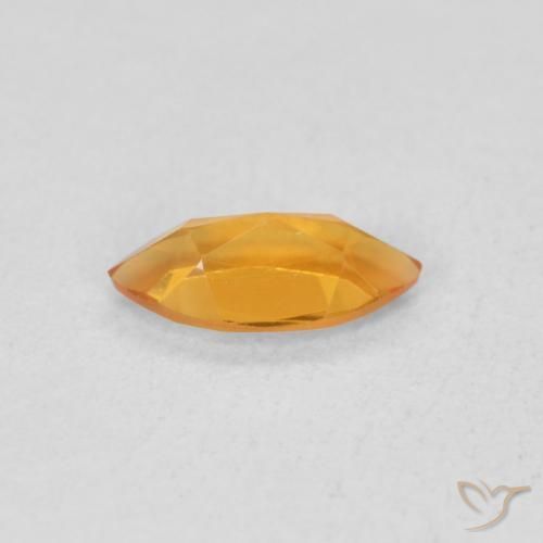 Citrino Naranja intenso natural de 0.48 ct, Marquesa, VS
