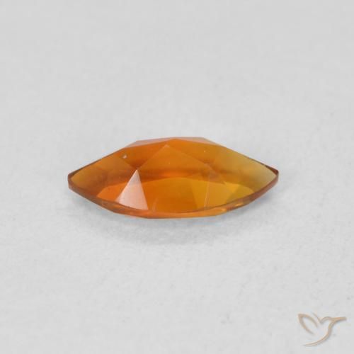 Citrino Naranja terroso natural de 0.52 ct, Marquesa, VS