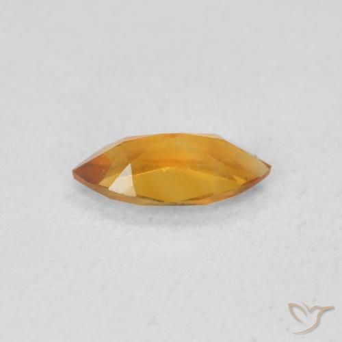 Citrino Naranja albaricoque natural de 0.48 ct, Marquesa, VS