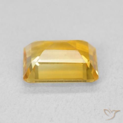 Citrino Dorado oscuro natural de 1.39 ct, Corte Octágono / Esmeralda, VVS