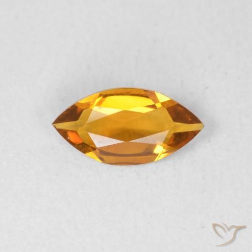 0.45ct Natural Oro Citrino, Marquesa, VVS