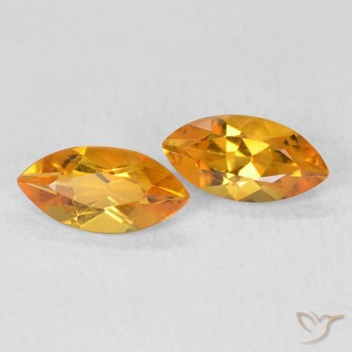 Gemas de Citrino Oro natural de 1.02 ct, Marquesa, VS