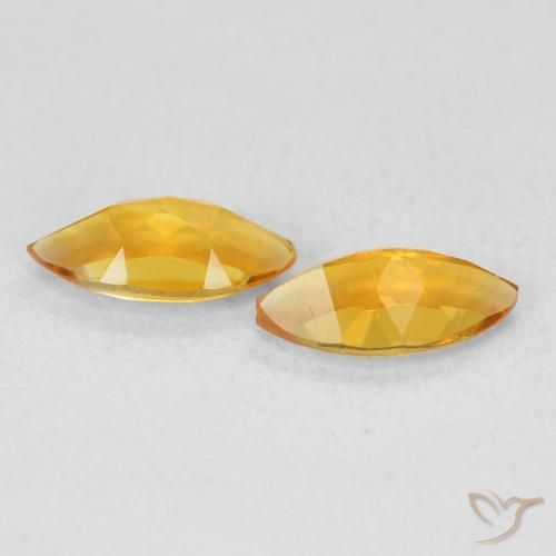 Gemas de Citrino Oro natural de 1.02 ct, Marquesa, VS