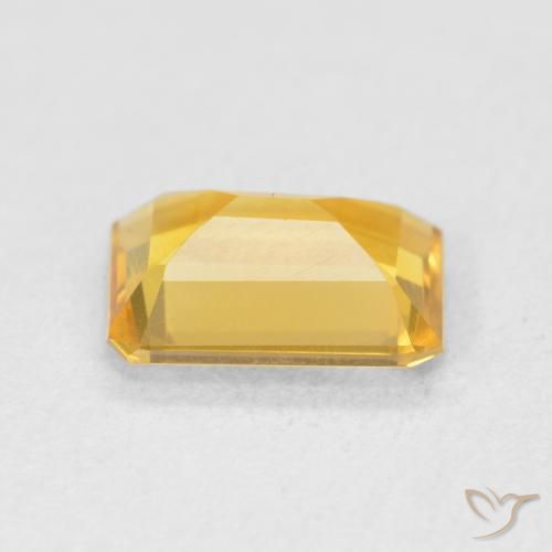 Citrino Dorado claro natural de 1.14 ct, Corte Octágono / Esmeralda, VS