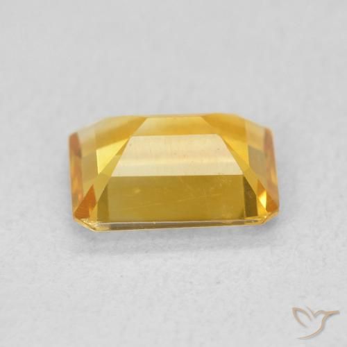 Citrino Dorado natural de 1.21 ct, Corte Octágono / Esmeralda, VS