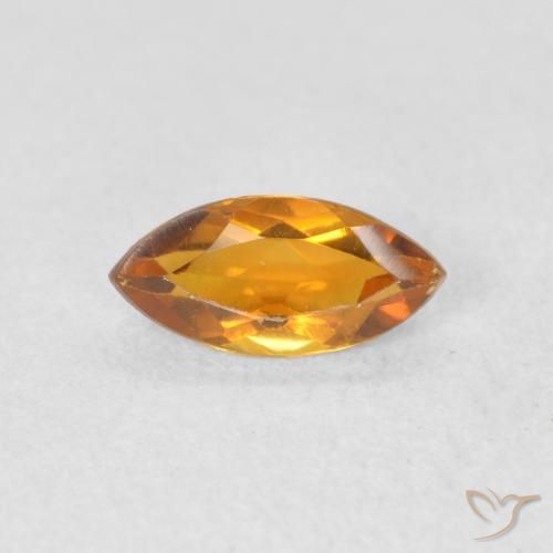 0.46ct Natural Oro Citrino, Marquesa, VVS-VS