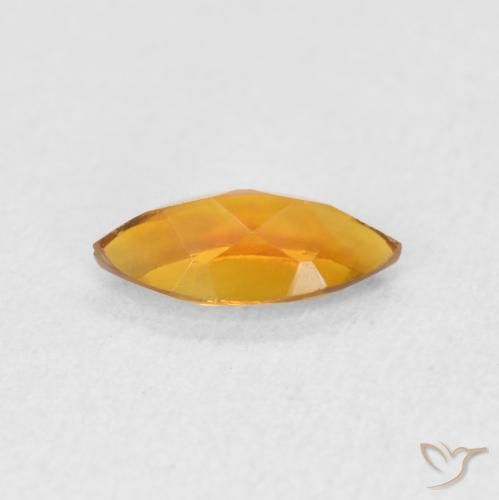 Citrino Oro natural de 0.46 ct, Marquesa, VVS-VS