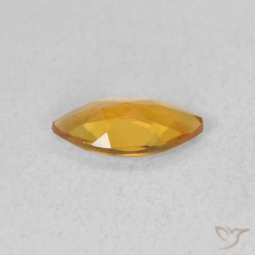 Citrino Oro natural de 0.39 ct, Marquesa, VVS-VS
