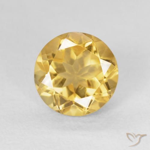 1.86ct Natural Oro Citrino, Redondo, VS