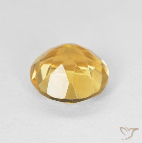 Citrino Oro natural de 1.86 ct, Redondo, VS