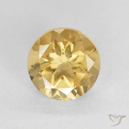 1.66ct Natural Oro Citrino, Redondo, VS