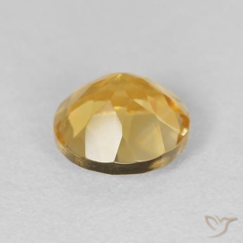 Citrino Oro natural de 1.96 ct, Redondo, VVS-VS