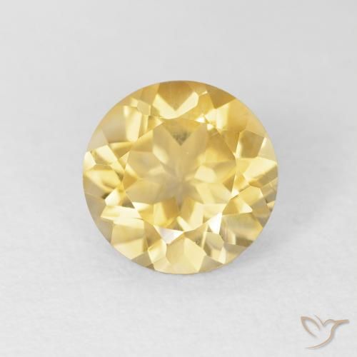 1.72ct Natural Oro Citrino, Redondo, VVS