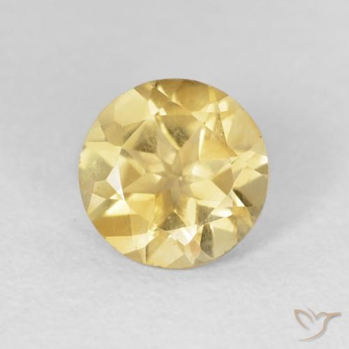 1.63ct Natural Dorado Citrino, Redondo, VVS