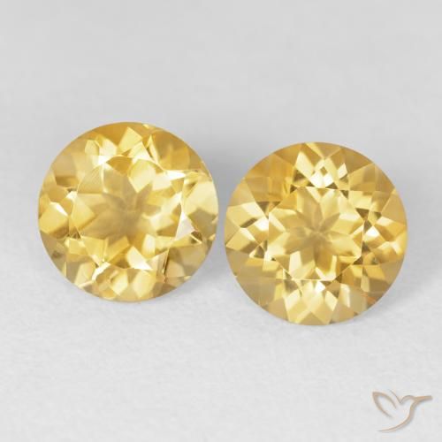 3.68ctw Natural Oro Citrino, Redondo, VVS