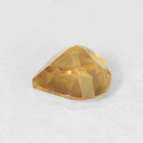 Citrino Dorado natural de 0.37 ct, Corazón, VVS