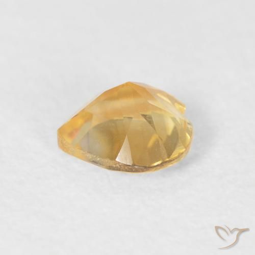 Citrino Oro natural de 0.36 ct, Corazón, VVS