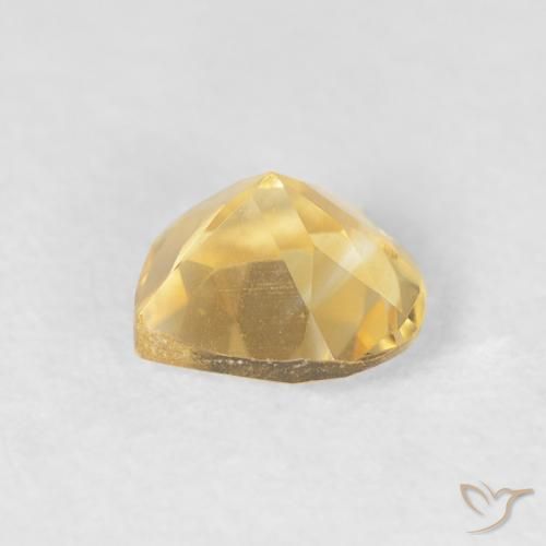 Citrino Oro natural de 0.72 ct, Corazón, VVS